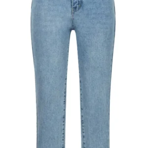 PANTALON EN PIQUE TIPO JEAN